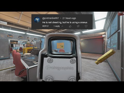 "he's not cheating but he is using a cronus"