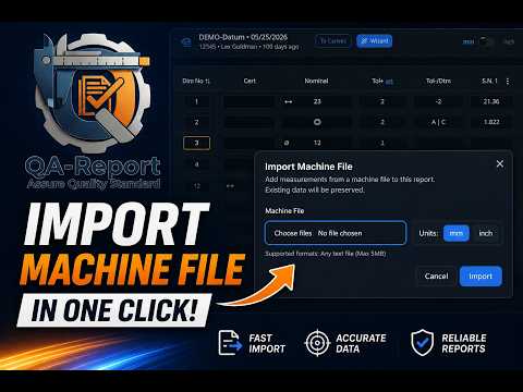 CMM File Import