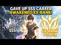 They Forced Me to Give Up My SSS Career, So I Sacrificed It and Awakened EX-Rank Power