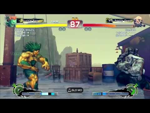 SSF4 AE v.2012 Konkara (Gouken) VS BLANKA_BRAZIL (Ryu, Blanka, Boxer) HD 1080p 3 Matches