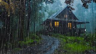 Rain Sounds for Sleeping 😴 No ADS - Gentle Night Rain & Thunder for Meditation, Peaceful Sleep
