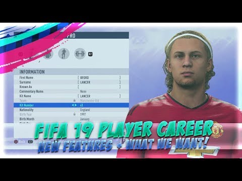 FIFA 19 My Player Career Mode - NEW FEATURES + NEW CUTSCENES!