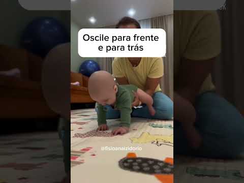 Estímulo para engatinhar á partir dos 5 meses