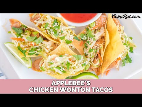 How to Make Applebees Chicken Wonton Tacos