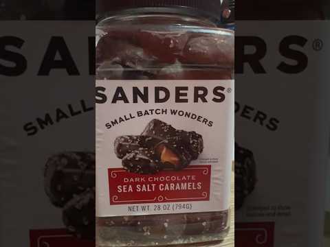 Dark chocolate sea salt caramels #sanders