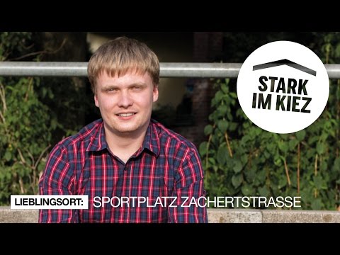 Sportplatz Zachertstraße - der Lieblingsort von Benjamin Hudler