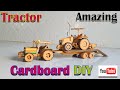 Amazing Cardboard Tractor DIY