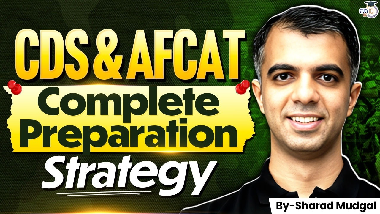 CDS & AFCAT Complete Preparation Strategy | Study Plan, Books & Time Management Explained