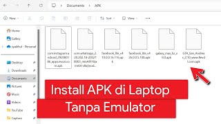 Download lagu Cara Install APK di Laptop Tanpa Emulator mp3