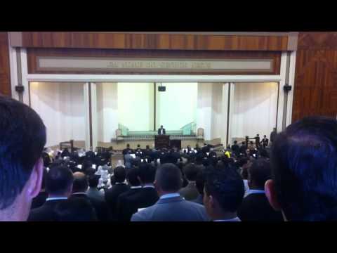 Ensaio Regional Portão 30/09/2012 - Hino de abertura