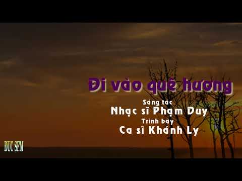Đi vào quê hương Sheet - Khánh Ly