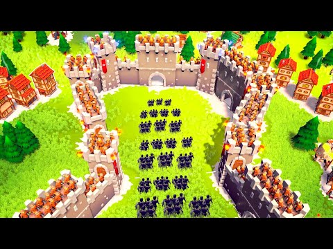 Intense ENDLESS WAVE Mode! Can our CASTLE SURVIVE The MONSTER INVASION?! - Becastled