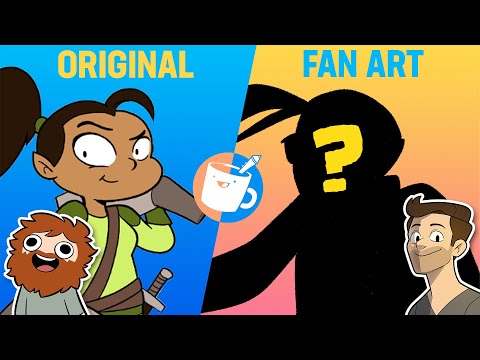4 Artists Draw Fan Art of EACH OTHER'S Art