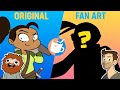 4 Artists Draw Fan Art of EACH OTHER'S Art