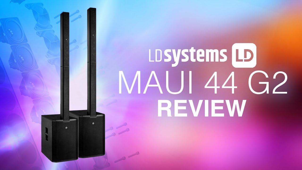 video Loa karaoke di động LD Systems MAUI 44G2 W chính hãng 0