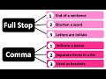 How to use a FULL STOP and COMMA correctly ✅ | Learn with Examples How to use a FULL STOP and COMMA correctly ✅ | Learn with Examples