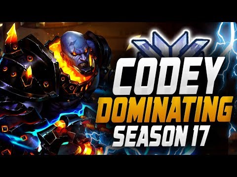 CODEY DOMINATING AS DOOMFIST! 47 ELIMS! [ OVERWATCH SEASON 17 TOP 500 ]
