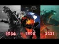 EVOLUTION OF GODZILLA ROARS IN MOVIES AND CARTOONS 1954 2021