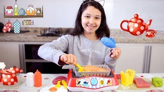 BRINCANDO DE MASTERCHEF - FRITADEIRA FRIGGI FRIGGI | Luluca