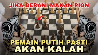 Download lagu JEBAKAN CATUR HITAM PALING MEMATIKAN MELAWAN PEMBUKAAN PION E4 - Serangan Ganas Rousseau Gambit mp3