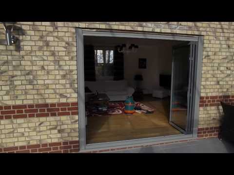 Frameless Glass Curtains - Stowmarket, UK