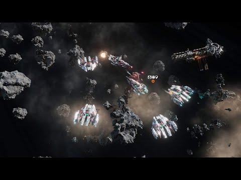 Falling Frontier Looks like Homeworld but on a massive scale