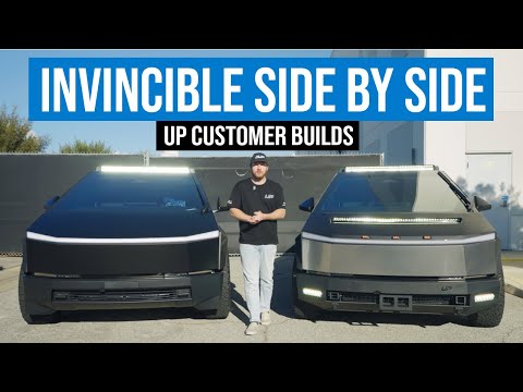 Two Custom Built Tesla Cybertrucks - UP INVINCIBLE Upgrades | UP Customer Builds