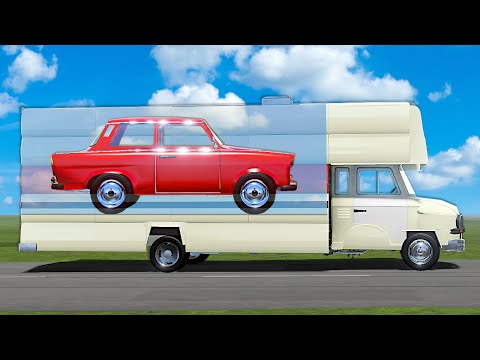 I Built a CAR HAULER for my RV! (The Long Drive)