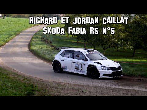 Rallye de la Noix de Grenoble 2022 - Skoda Fabia R5 N°5 - Richard et Jordan CAILLAT