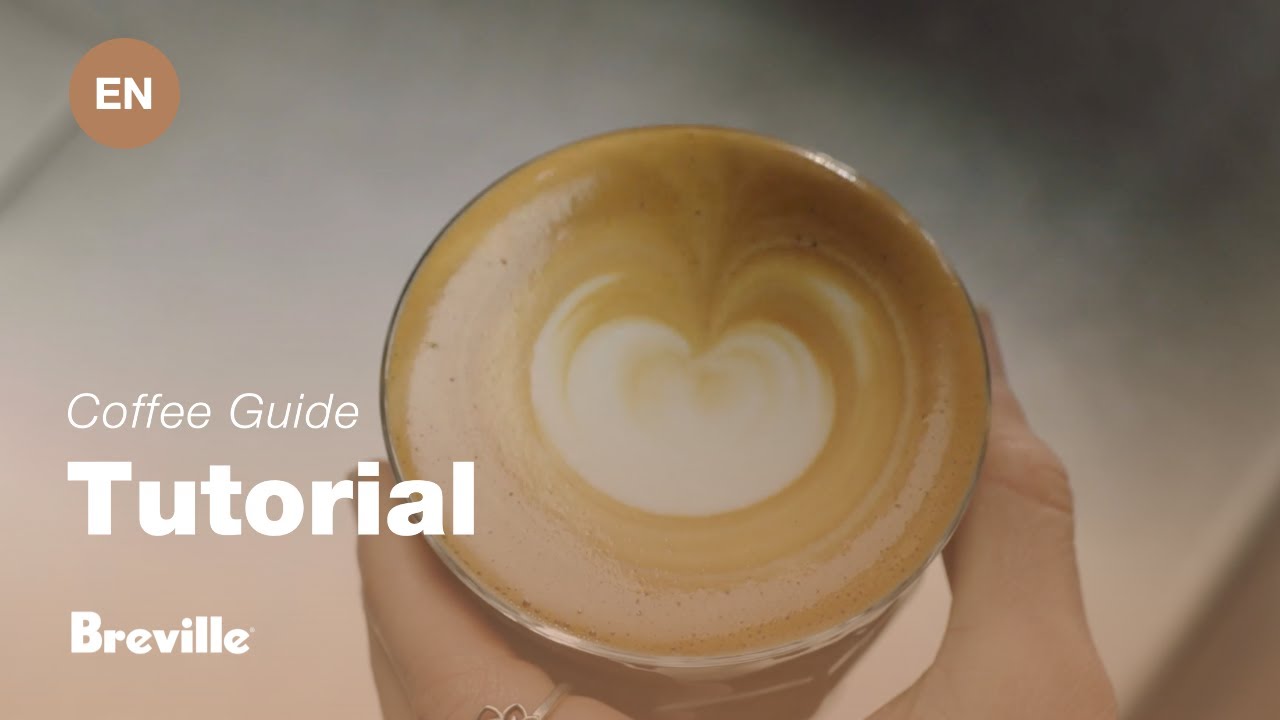 Breville coffee guide tutorial - How to create latte art: the dot