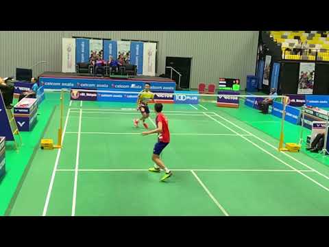 Spinning Net Shot from Return of Serve - Lim Chong King.