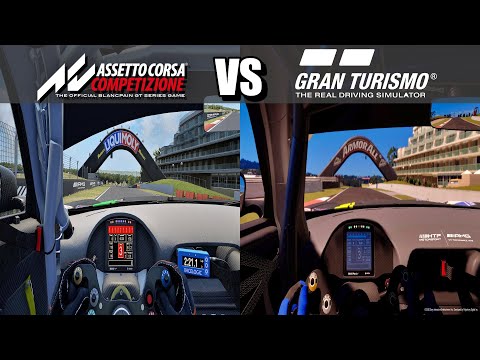 Assetto Corsa Competizione VS Gran Turismo Sport: Gameplay Comparison