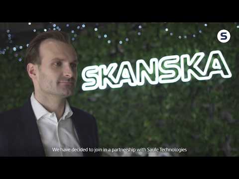 Perovskite technology on buildings - Skanska and Saule Technologies