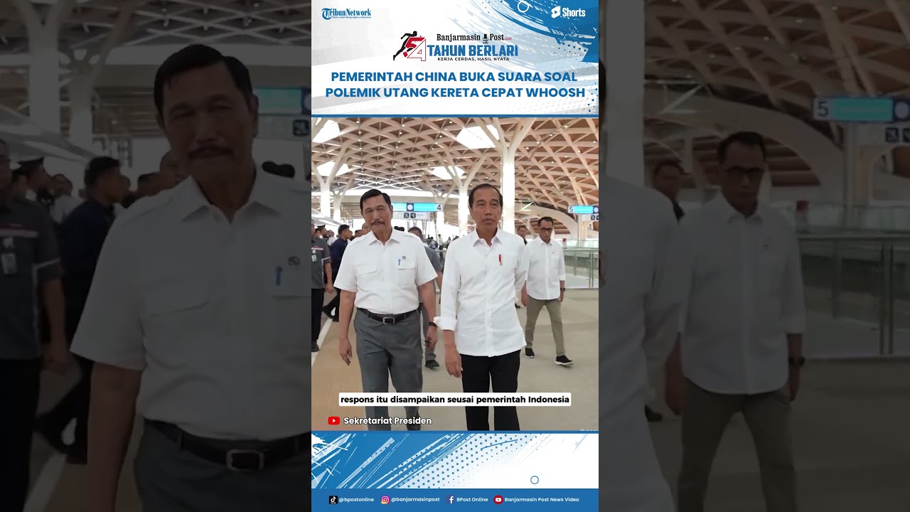 The Chinese Government Speaks Out on the Rp 116 Trillion Debt Uproar: Whoosh High-Speed ​​Train: ...