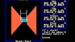 Demonstration - Ultima III and IV on the IBM PC/XT with CGA