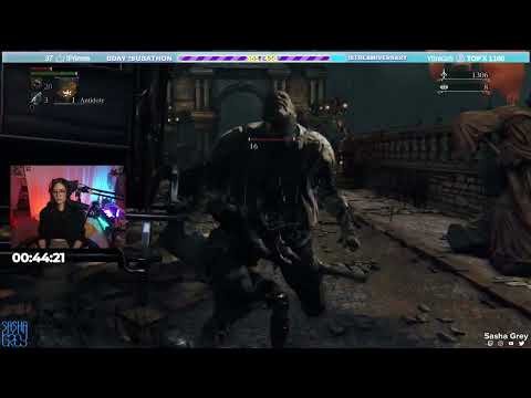 Sasha Grey VOD 10/March/2023 Bloodborne part 7 - Reacting - Workout / BDAY !SUBATHON 4 YEAR part 3