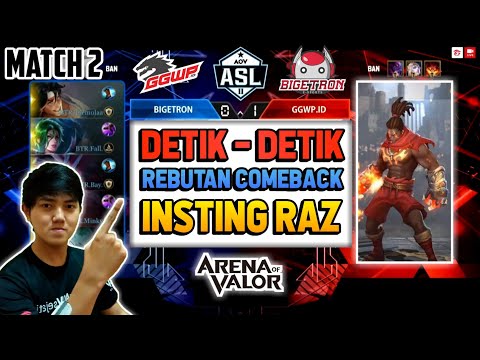 [MATCH 2] GGWP vs BTR - Moment Epic Comeback!! ASL Season 2 [LIVE] Analisis Gameplay