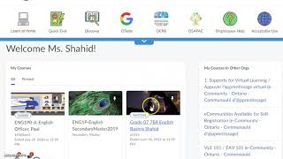 Brightspace- How to Activate a Course Shell