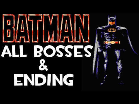 Batman - All Bosses + Ending (NES)