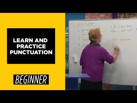 Beginner Level Learn and Practice Punctuation | English For You