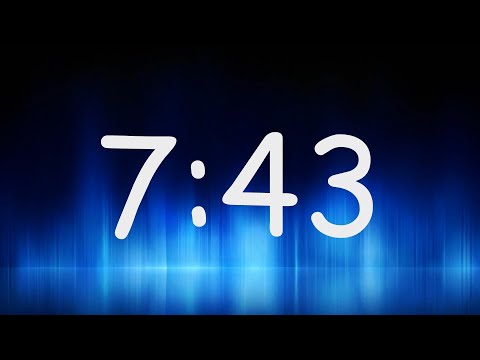7:43 Minutes Timer / Countdown from 7min 43sec