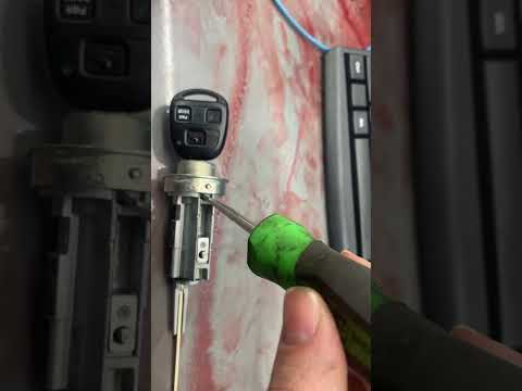How to remove the cap from a Lexus / Toyota Ignition cylinder…. Don’t get out the… drill!!!!!!