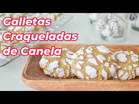 GALLETAS CRAQUELADAS de CANELA Perfectas (FÁCILES y sin batidora)