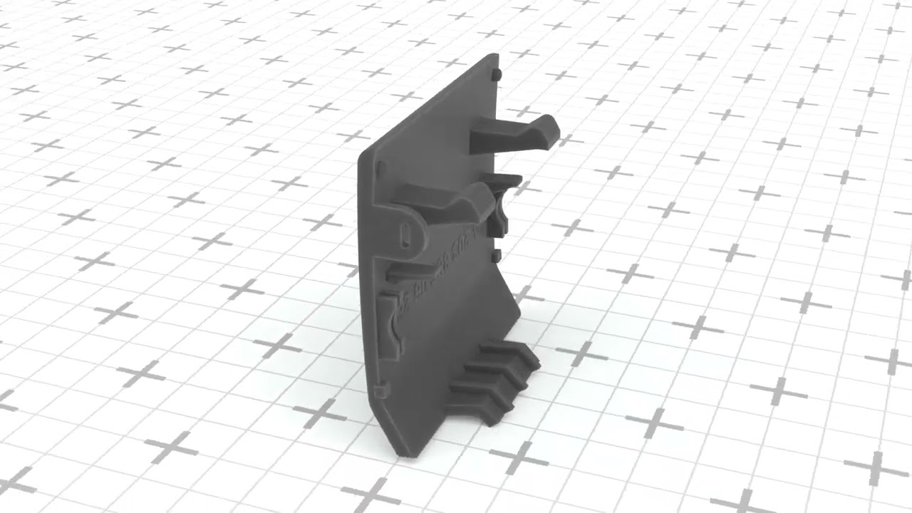 Mercedes-Benz C-Class W203 Front Bumper Tow Hook Cover A2038850626 3D Print Model
