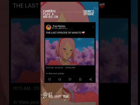 THE LAST EPISODE OF NARUTO ❤️‍🩹