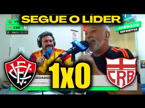 REAÇÕES E NARRAÇÃO SHOW - VITÓRIA 1X0 CRB [BRASILEIRÃO SÉRIE B 2023]