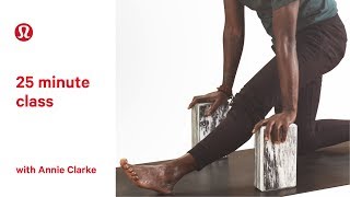 Yoga for Beginners | 25 Minute Class with Annie Clarke | lululemon