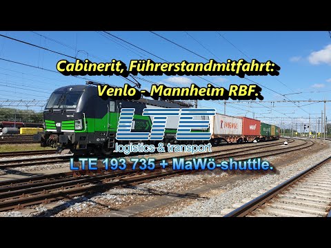 [4K] Cabinerit, Führerstandsmitfahrt: Venlo - Keulen - Koblenz - Mainz - Mannheim Rbf