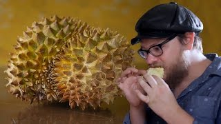 Eating a Fruit that is Banned in Singapore Public Transit!