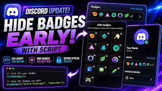 😱 HOW TO UNLOCK HIDE BADGES EARLY WITH A SCRIPT! | BEFORE OFFICIAL RELEASE